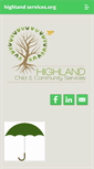 Mobile Screenshot of highlandservices.org